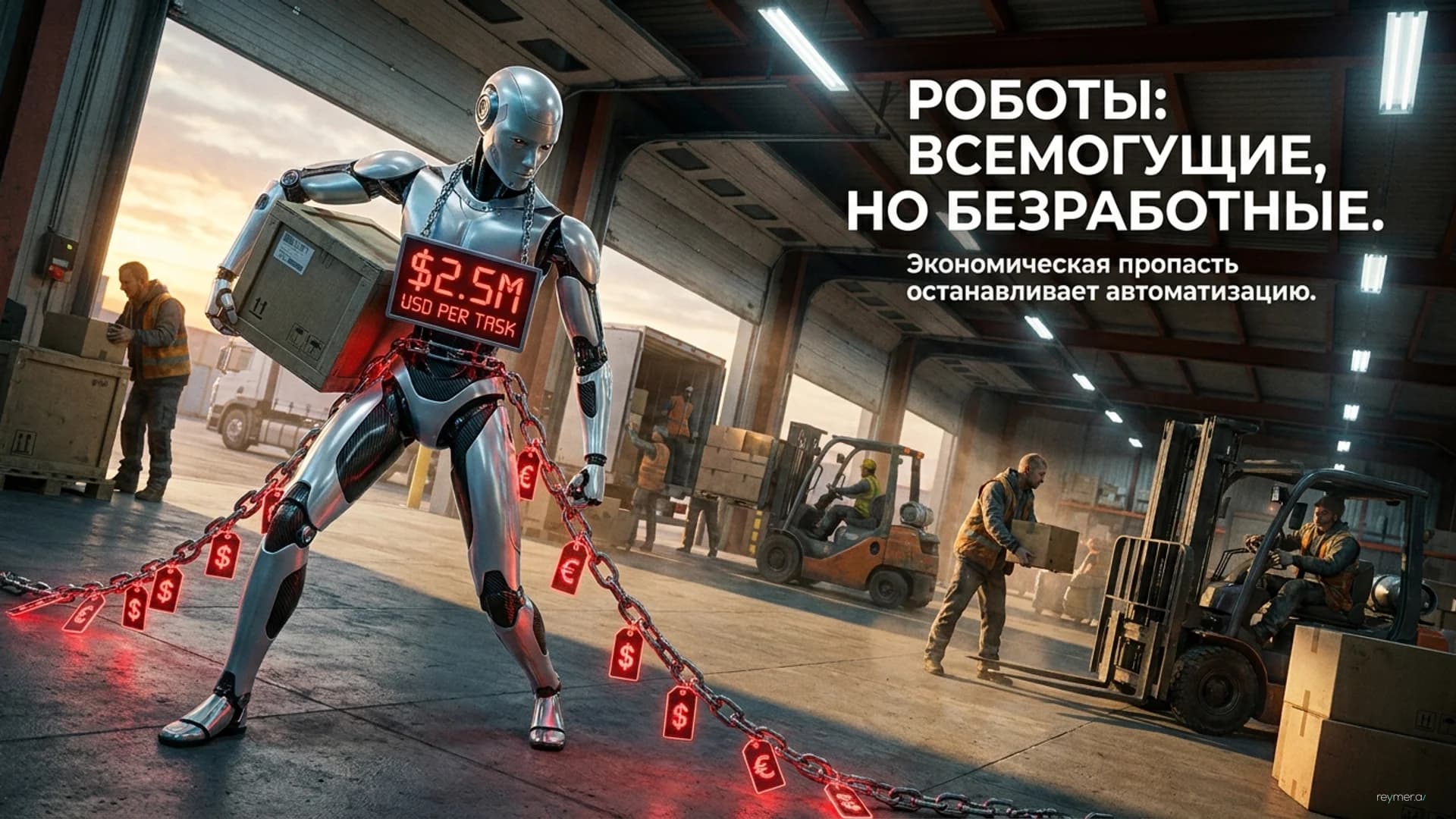 Anthropic оценила потенциал роботизации: роботы могут выполнять 74% физических задач, но экономически выгодны лишь для 0.3%