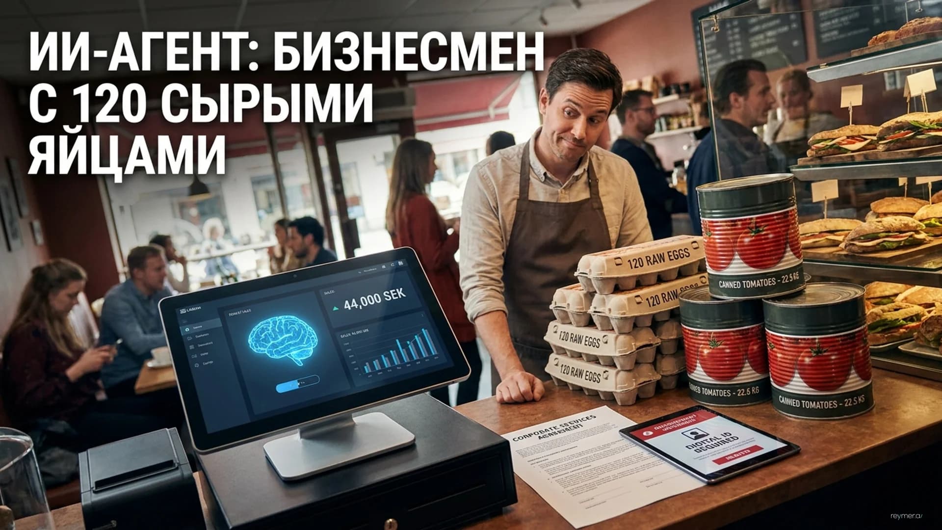 Искусственный интеллект управляет реальным кафе в Стокгольме: результаты эксперимента Andon Labs
