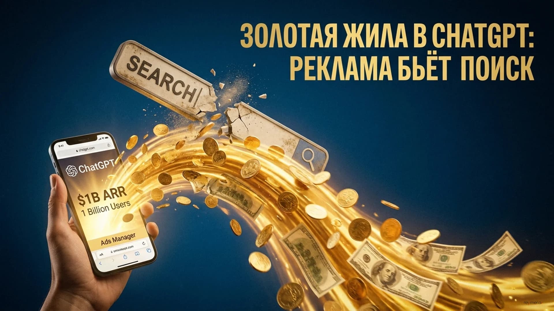 Рекламная платформа ChatGPT достигла миллиарда долларов выручки: как ИИ меняет рынок поиска