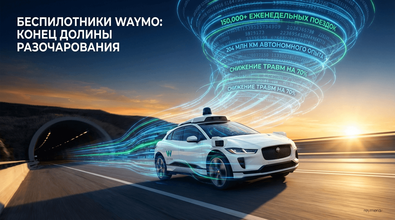 Зрелость беспилотников: Waymo привлекает инвестиции для глобальной экспансии